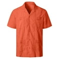 thumbnail image 1 of Njoeus Mens Undershirts Big & Tall Tops Pocket Shirts for Men Big & Tall T-Shirt Mens Short Sleeve Lapel Button Up Shirt Regular Fitted Summer Tops M-4Xl Mens Shirts, 1 of 5