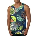 thumbnail image 1 of Njoeus Mens Undershirts Sports Shirts for Men Mens Fashion Big & Tall Hawaiian T-Shirt Sleeveless Tees Floral Print Tank Tops for Men Summer Beach Shirts Casual Sports Gym Workout Tops M-6Xl Men's Tan, 1 of 4