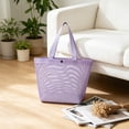thumbnail image 1 of Njoeus Mesh Beach Bag Portable One Reusable Grocery Bags Foldable Tote Brings Lightweight Travel Organization and Convenient Carry for Beach Trips, 1 of 6