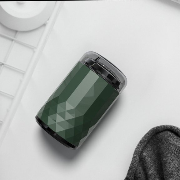Njoeus Mini Portable Shaver USB Rechargeable Waterproof Multi-Functional Offers a Versatile Shaving Experience for Men (Green)