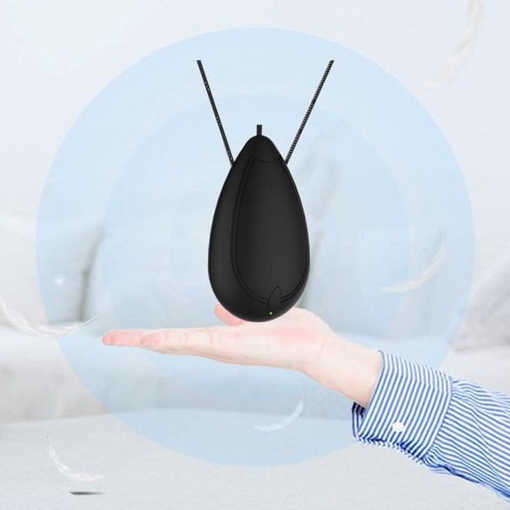 Njoeus Necklace Hanging Portable Air Purifier Mini Negative Ionic Gas Cleaner Brings Wearable Personal Air Purification and Stylish Accessory Design