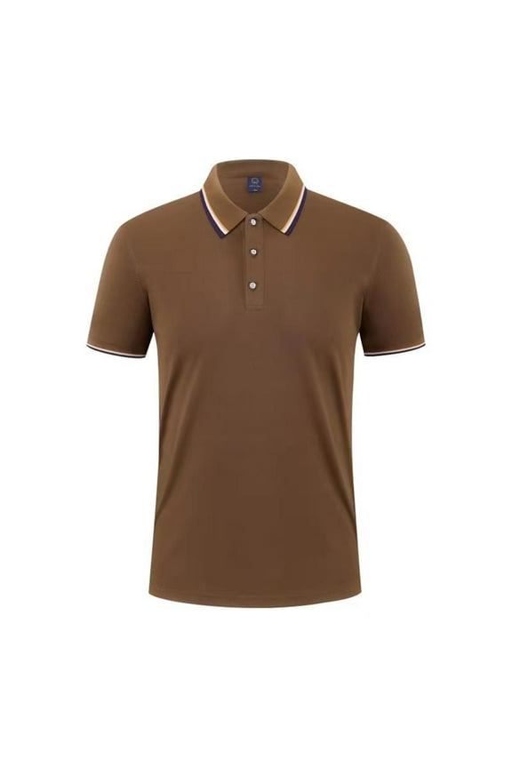 Shirts for Men, Sports Shirts for Men Slim Fitted Golf Shirts for Men Big & Tall Summer Ice Silk Button Henleys T-Shirt Casual Short Sleeve Tops Gym Workout Shirts S-4Xl Shirts for Men Pack On