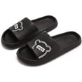 thumbnail image 1 of Njoeus Slippers Couple Slippers Open Toe Universal Slippers House Indoor Bathroom Slippers Cute Stroke Slippers, 1 of 4