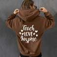 thumbnail image 1 of Njoeus Sweatshirt Fall Clothes For Women Fashion Women'S Casual Pringting Long Sleeve Sweatshirts Casual Pullover Sweatshirt Hooded Sweatshirts Womens Casual Tops On Clearance, 1 of 6