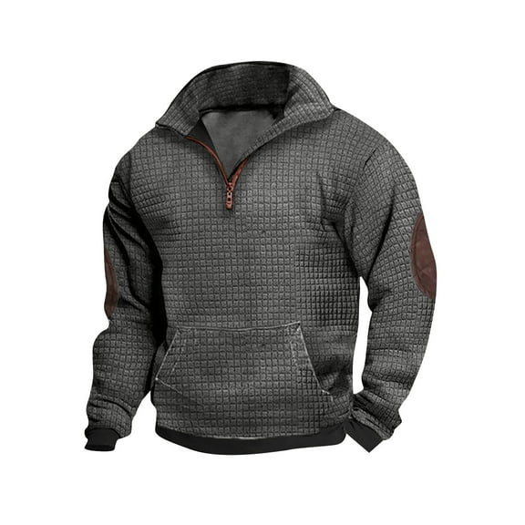 Njoeus T Shirts Men Short Sleeve Tops Men's Long Sleeve Quarter Zip Sweatshirt Casual Athletic Knit Mock Neck Pullover with Pocket S-4Xl Mens Muscle Tank Tops