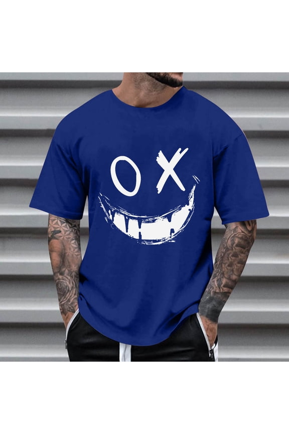 Tshirts Shirts For Men Oversized Tshirts For Men Graphic Tee Mens Shirt, Short Sleeve Novelty Graphic Shirts For Men, Teens, Funny Printed T Shirts S-5Xl （Available In Big & Tall) Men Top Size