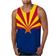thumbnail image 1 of Njoeus USA State Flag Print Men's Tank Tops Summer Beach Sleeveless Cool Graphic Tees Shirts for Men Casual Gym Workout T-Shirt Athletic Muscle Tee Mens Shirts S-4XL (Arizona), 1 of 4