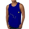 thumbnail image 1 of Njoeus USA State Flag Print Men's Tank Tops Summer Beach Sleeveless Cool Graphic Tees Shirts for Men Casual Gym Workout T-Shirt Athletic Muscle Tee Mens Shirts S-4XL (Alaska), 1 of 4