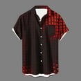 thumbnail image 1 of Njoeus White Blouse Short Sleeve Tops Mens Casual Short Sleeve Button Up T-Shirt Regular Fitted Hawaiian Summer Shirts Vintage Graphic Tees Shirt M-3Xl Men's Tank Tops, 1 of 5