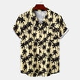 thumbnail image 1 of Njoeus White T Shirts for Men Boys Shirts Men's Shirt Palm Tree Hawaiian Shirts Floral Print Button Up T-Shirt Fashion Summer Beach Casual Tops Short Sleeve Dress Shirt Blouse Summer Tops for Men 2024, 1 of 7