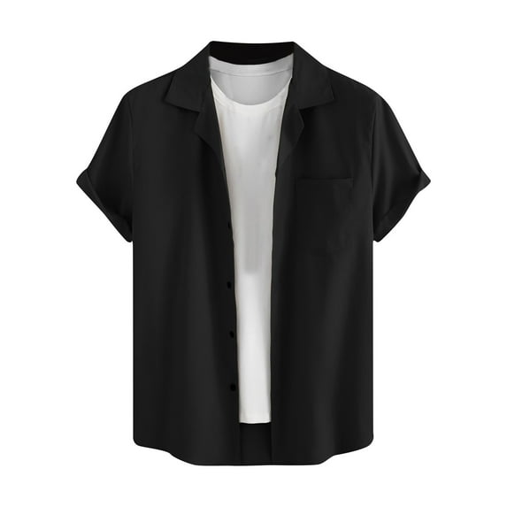 Njoeus White T Shirts for Men Mens Tops Men's Cotton Linen T-Shirt Comfort Breathable Beach Shirts Loose Men & Boys Casual Short Sleeve Button Up Tee Shirt Blouse S-Xxl Mens Muscle Tank Tops