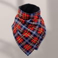 thumbnail image 1 of Njoeus Winter Shemagh Scarfs for Men Button Fashion Casual Warm Neck Gaiter Plaid Print Soft Scarves Head Neck Scarf Fall Bib Shawls, 1 of 5