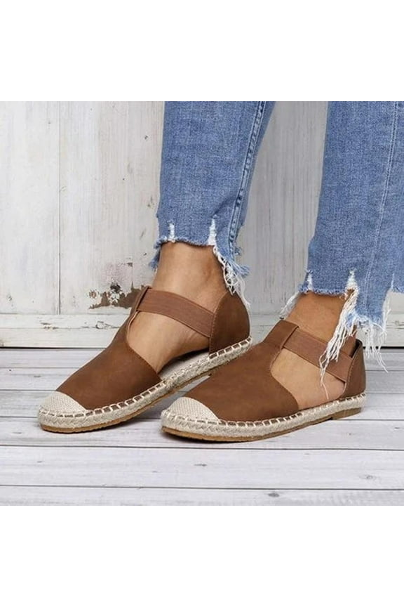 Women Comfortable Flat Sandals Casual Closed Toe Fisherman Sandals Summer Sandals