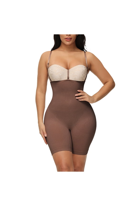 Women Waist Trainer Shape Wear Ladies Seamless One-Piece Body Shaper Abdominal Lifter Hip Shaper Underwear Stretch Slimming Body Corset Shapewear Bodysuit