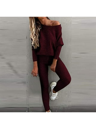 Off the shoulder online jogging suit