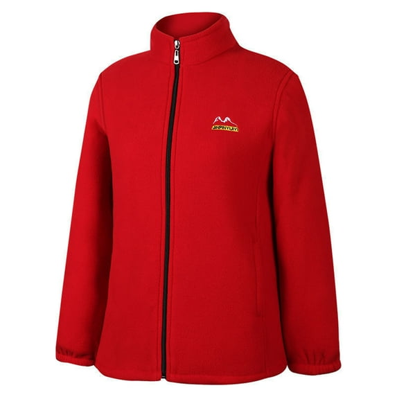 Njoeus Women's Plus Size Zip-Front Soft Fleeces Jacket Long Oversized Women's Classic Outdoor Recreation Coat With Pockets XL-5XL