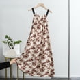 thumbnail image 1 of Njoeus Womens Nightgown Sleeveless Sleepwear Comfy Sleep Dress Boho Floral Nightshirt Summer Outfits Beach Tank Sundress for Women L-XL On Clearance, 1 of 3