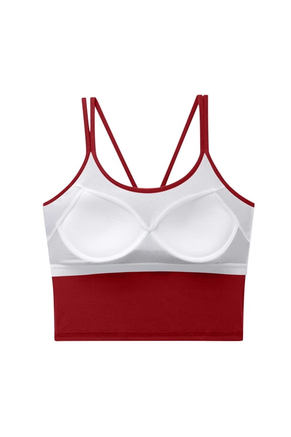 Womens Summer Tops Boho Tops for Women Workout Tops for Women with Built in Bras,Women's Longline Padded Sports Bras Summer Cotton Tank Top for Running Yoga Fitness Basics & Multipacks Summer S