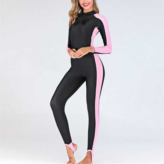 Njoeus Womens Swimsuits Bathing Suit Women'S Plus Swimsuit Long Sleeve Wetsuit Sun Protection Suit Jellyfish Suit Women'S Bikini Swimsuits On Clearance