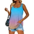 thumbnail image 1 of Njoeus Womens Tank Tops Women 2024 Summer Sleeveless T-Shirts Camisole Casual Flowy Tunic Top for Women Loose Comfy Blouse S-XXL, 1 of 5