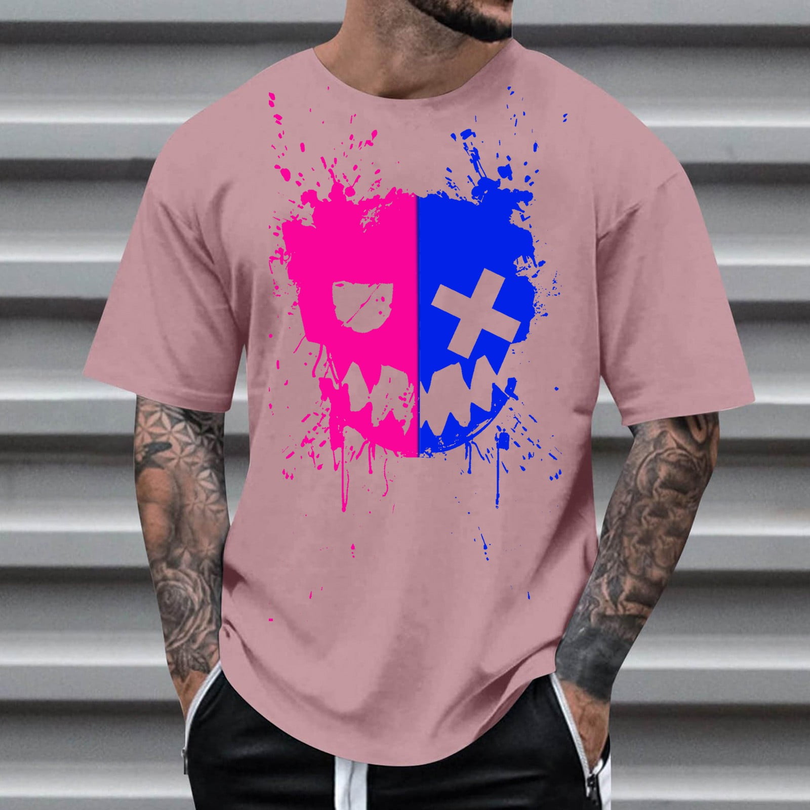 Njoeus Workout Shirts For Men Mens T Shirts Men'S Graphic T