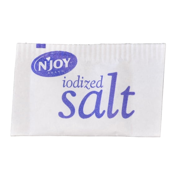 Njoy Salt Packet, 0.5 Gram -- 3000 per case.
