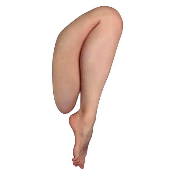 Njshnmn Interesting Leg Shaped Refrigerator Stickers Realistic 3D Mini Leg Shaped Refrigerator Stickers Suitable For Collection In Kitchens Cars Desks.