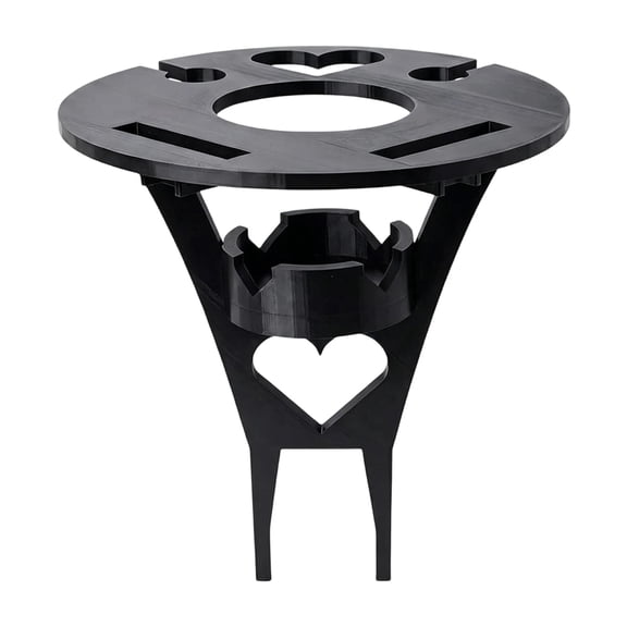 Njshnmn Portable Small Portable Table With Cup Holder Compact Picnic Dining Low Table Lightweight Stable For Travel 1pc