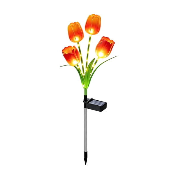 Njshnmn Solar Lights For Outdoor Garden Solar Flowers For Outdoors Solar Lights For Outdoors Solar Light Garden LED Garden Lighting Solar Garden Stake
