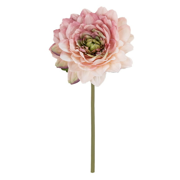Njspdjh Artificial Flowers for Outdoor Pink Single Head Dahlias Flower Home Decoration