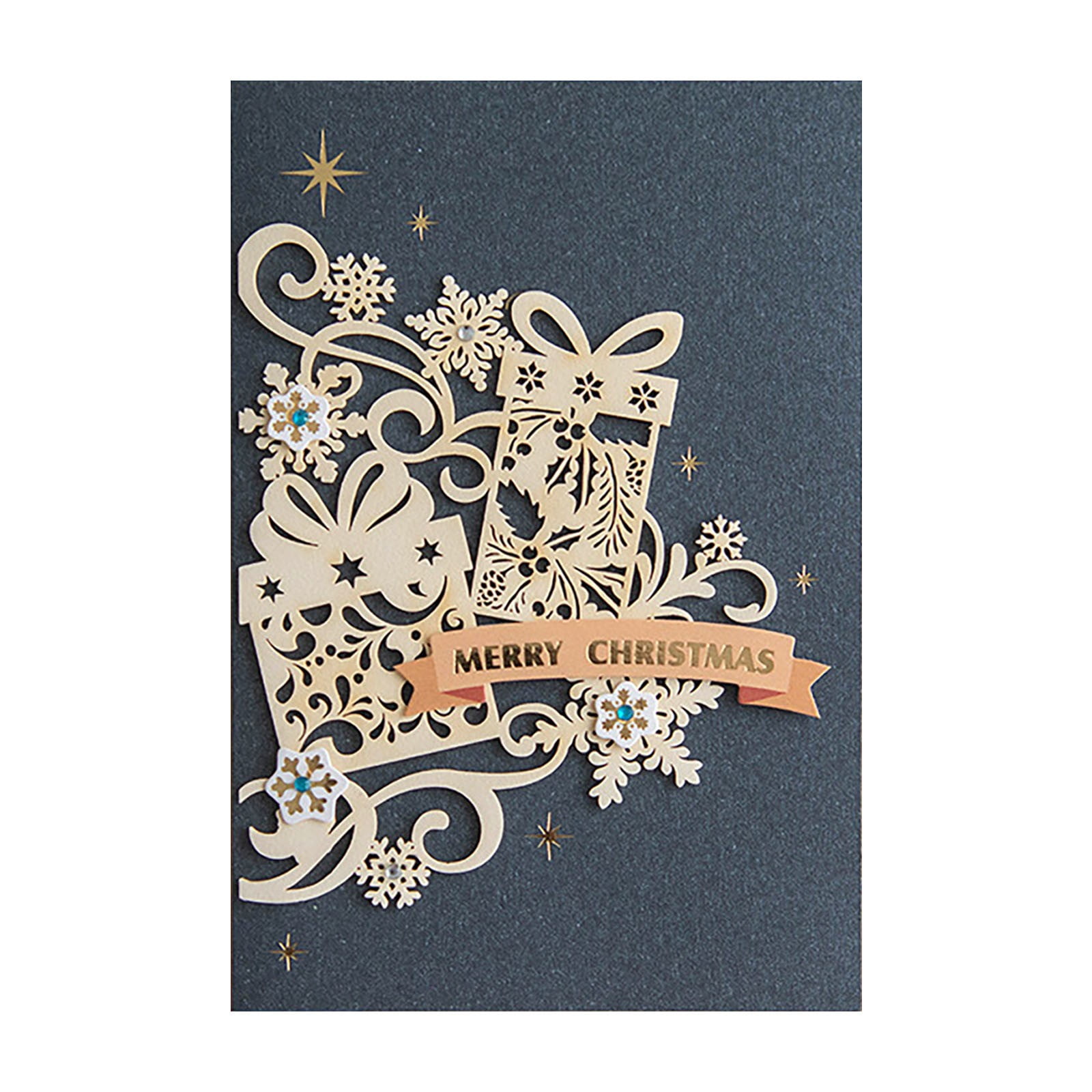 Njspdjh Christmas Card Small Card Blessing Card With Envelope Greeting