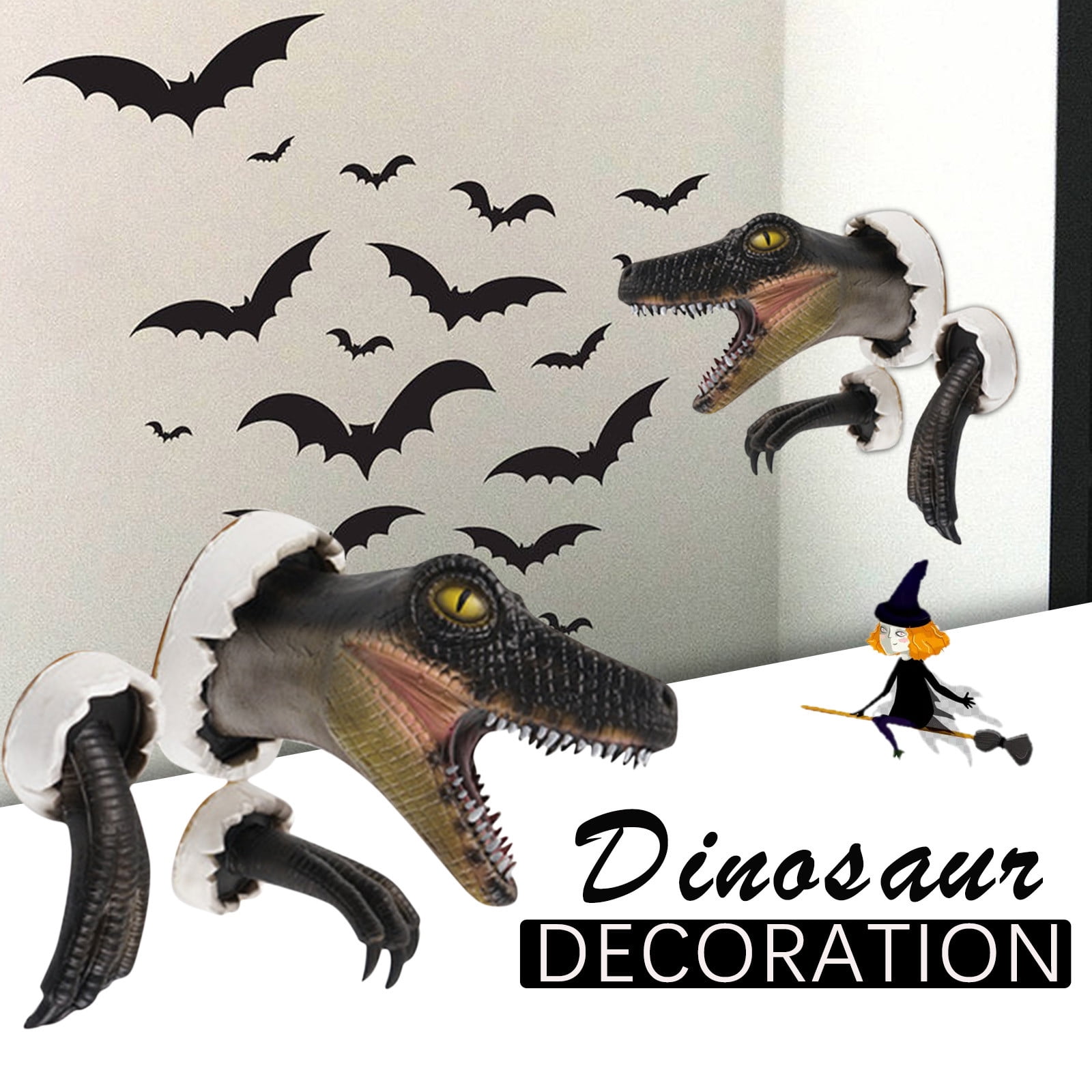 Njspdjh Computer Lights for Desktop Festive Wall Mounted Dinosaur