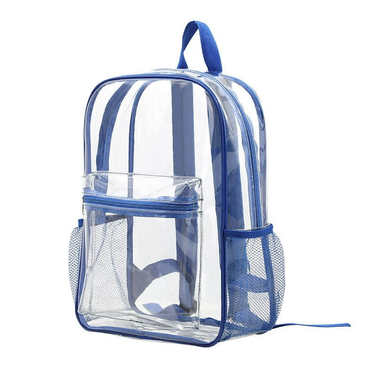 Njspdjh Transparent Backpack Games In Concert Festival maker Clear Backpack Heavy Duty with Padded Straps Side Pockets for Kids Boys Girls Walmart