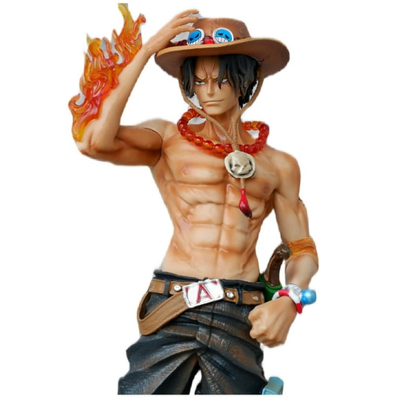 Njube 24cm/9.44inch PortgasD Ace Figure (BT Standing posture) PVC Anime Character Models Figurines Collection Toys Decorative Doll