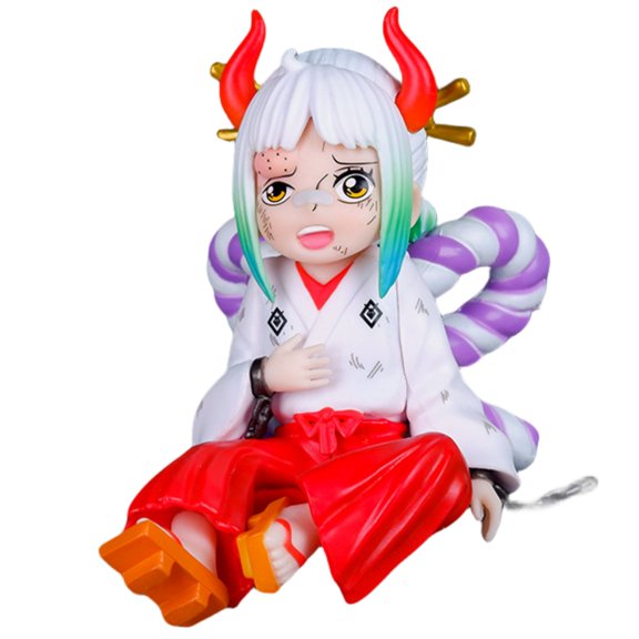 Njube 3.34inch Sitting Be wounded Yamato Figure Action Figure PVC Animation Character Model Statue Anime Collectibles Desktop Ornaments Gift