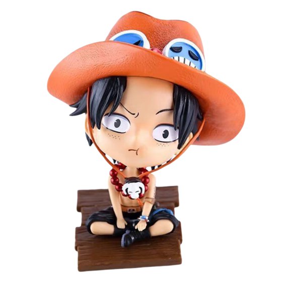 Njube Action Figure Q Version Ace Figure Collection Model Toys Decoration Best Gift PVC Figure Decoration Statues