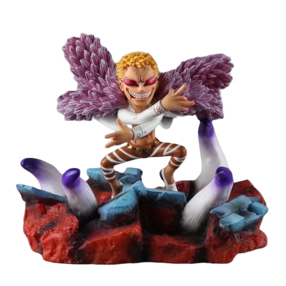 Njube Action Figure Anime Statue Home Decor Birthday Gift PVC Donquixote Doflamingo Figure Birthday Desk Decoration