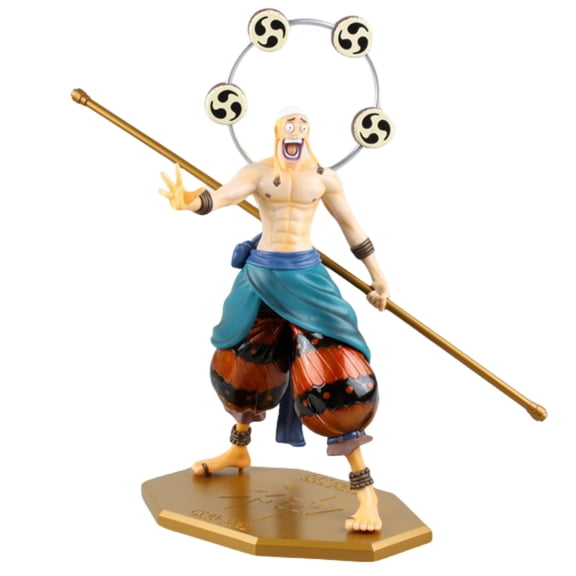 Njube Anime Character Standing posture Enel Figure Doll PVC Model Collection Desktop Decoration Statues Anime Gift Best Gift Toys