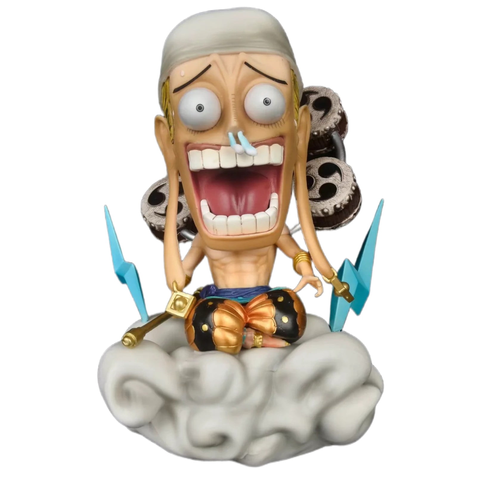 Njube Anime Collection Ornaments Character Statue Enel Figure(Sitting ...