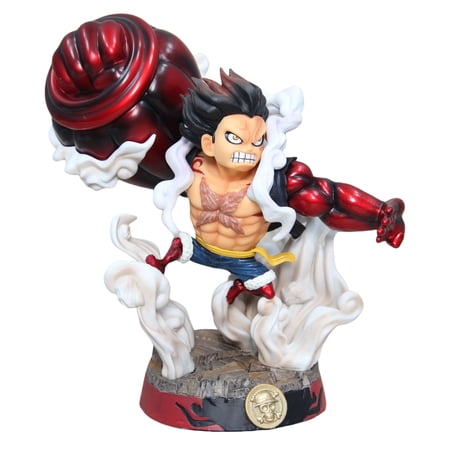 Njube Anime Fans SD Fourth gear Luffy Figure Collection Model Decoration Model Gift Toys
