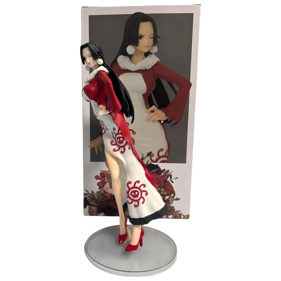 Njube Anime Figure Boa Hancock Figure (cheongsam Ver.) Statue Anime Statue Action Figure Collection Model Birthday Gift 24cm