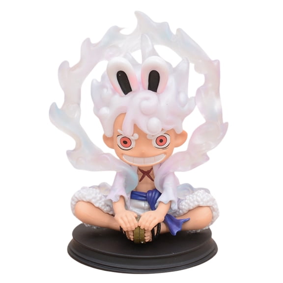 Njube 11.5cm Gear 5 Luffy Figure Animation Character Collectible PVC Statue Action Figurines Decoration Exquisite Birthday Gift