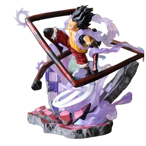 Njube Anime Fourth gear snake man Luffy Figure Cartoon Game Anime Character Doll PVC Model Collection Desktop Decoration Statues Anime Gift