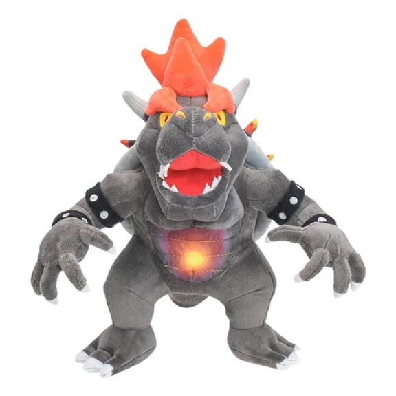 Njube Anime Fury King Bowser Koopa & Cat Bowser Koopa Plush Stuffed Koopalings Animals Figure Soft Anime Collection 12 Incheses (Fury Koopa)