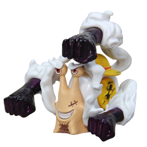 Njube Anime PVC Statues Action Figure Den Den Mushi Figure Collection Home Decor Best Gift Toys Ornament Comic Characters 7.5cm/2.95inch