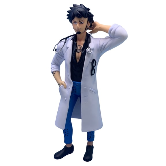 Njube Anime Statue Doctor Trafalgar D. Water Law Figure Character Model Statue Action PVC Model Figure Decor Birthday Gifts