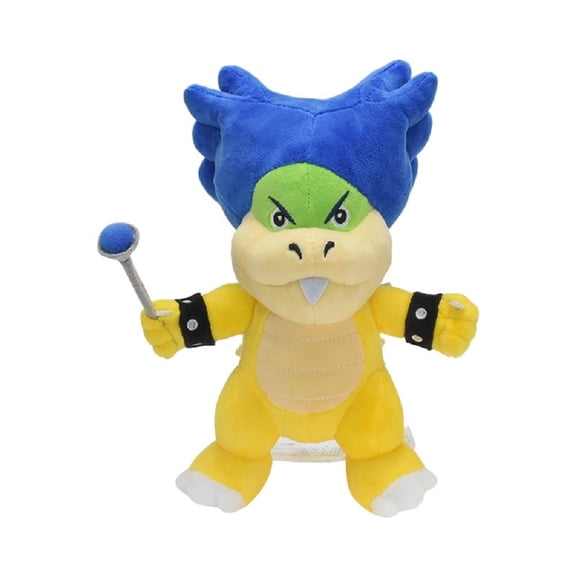 Njube Cartoon Koopa Collection Plush New Standing Style, Morton Koopa & Ludwig Von Koopa Stuffed Dolls Cute Koopaling Figures 9 Incheses (Ludwig Plush)