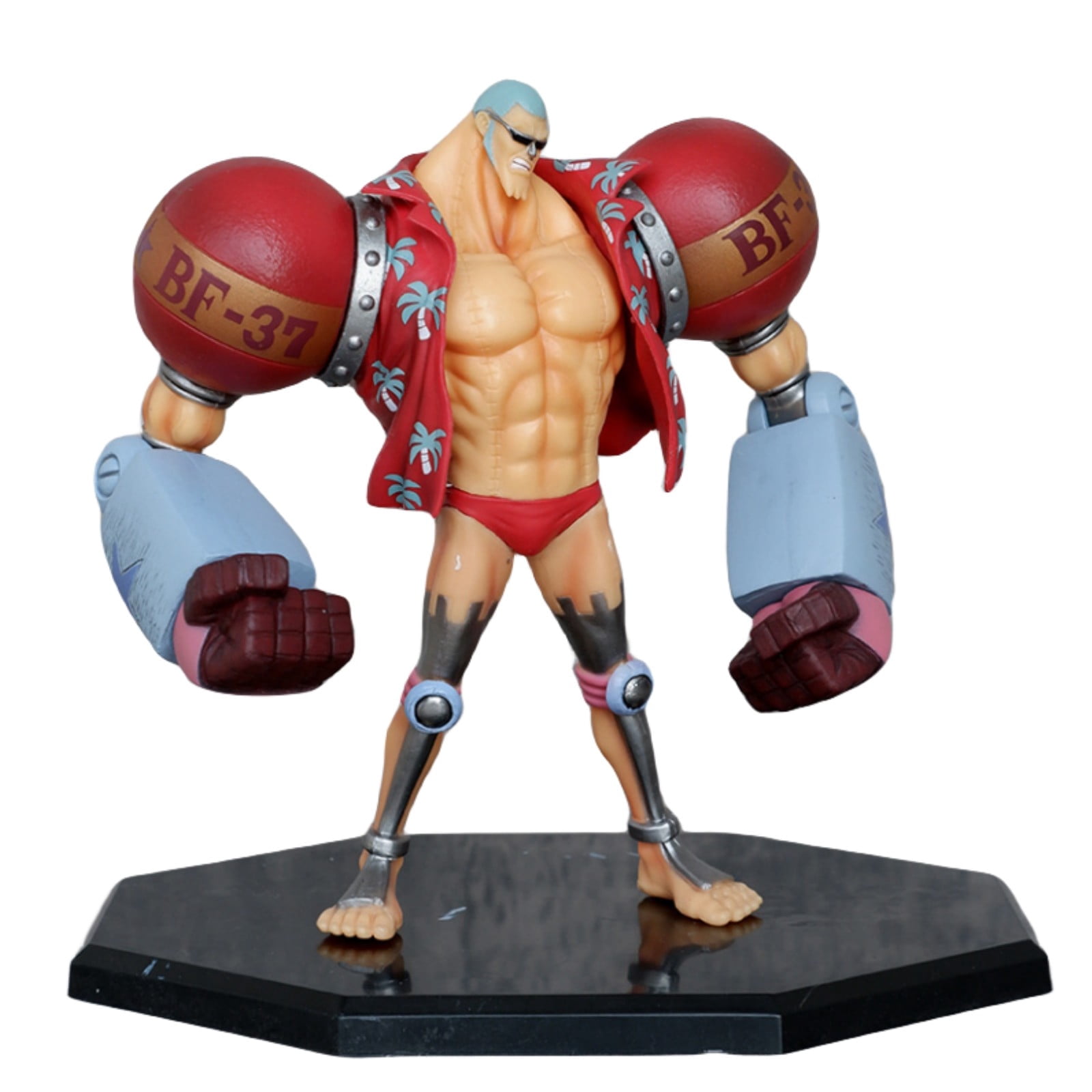 Njube Anime Sculpture Figure Franky Figure（Two Heads） Toys Statue Collection PVC Character Model Gift Ornaments