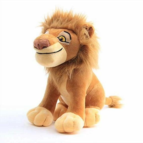 Njube Lion Family King Members Plush Cute Simba Nala Stuffed Plush Figure Papa Mufasa Doll (Mufasa 11 Inches)