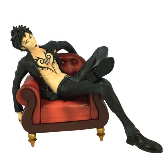 Njube Sofa Trafalgar D.Water Law Figure Collection Gift PVC Material 13cm/5.11inch Figure Collection Model Decoration Best Gift Toys
